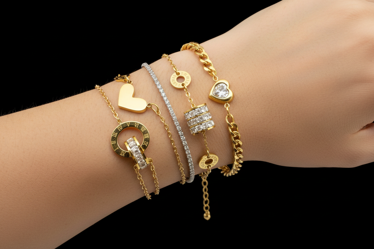 Classic Link Bracelet – 18K Gold Plated